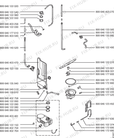 Взрыв-схема посудомоечной машины Electrolux ESF675 W - Схема узла Section 5